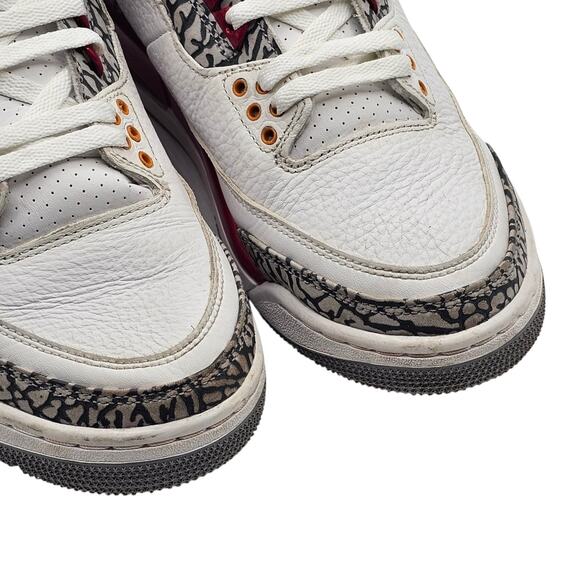 Nike Air Jordan 3 Retro White Cardinal CT8532-126 Men\'s Sneakers US 8.5 main image 7